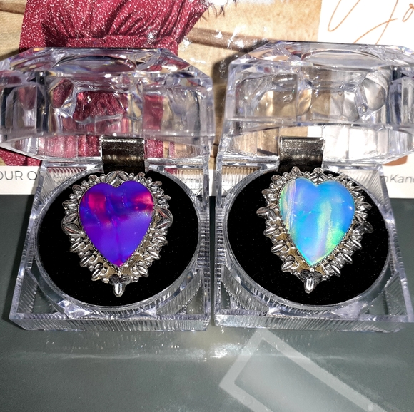 Krush Kandy 925 Sterling Silver Galaxy Opal ring - Picture 7 of 11